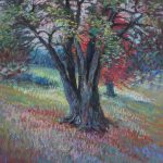 Ella Sharp Tree Sharon Sunday Pastel 9x12 NFS