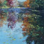 Grand River Reflection Sharon Sunday Pastel 9x12 NFS