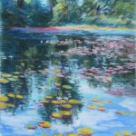 JCAA Plein Air The Mill Pond Sharon Sunday Pastel 9x12 NFS