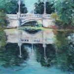 The Dentone Bridge Sharon Sunday Pastel 12x9 $200